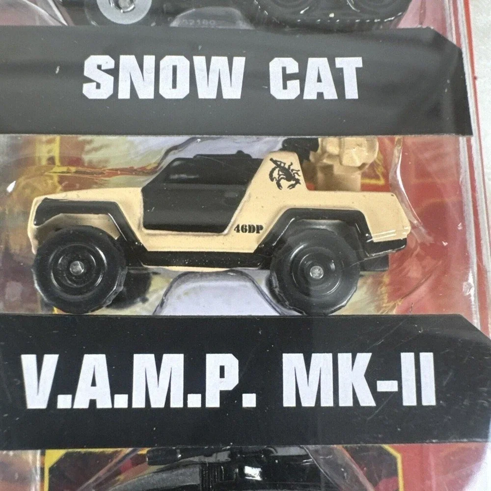 Nano Hollywood Rides ~ G.I. Joe:‎ (2023) SNOW CAT/V.A.M.P. MK-11/H.I.S.S. TANK